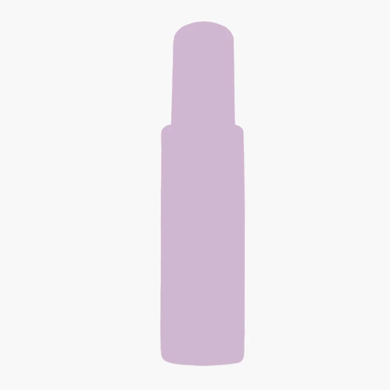 Illustration en mauve du flacon de lotion nettoyante Maloo