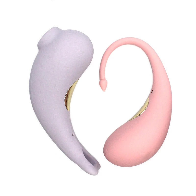 Duo de sextoys femme Maga de Maloo en rose tendre et lilas Duo de sextoys femme Maga de Maloo en rose tendre et lilas