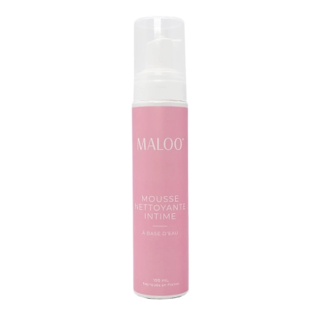 Mousse Intime Maloo - 100 ml - Enrichie en extraits de mauve et camomille, apaise et purifie tout en délicatesse