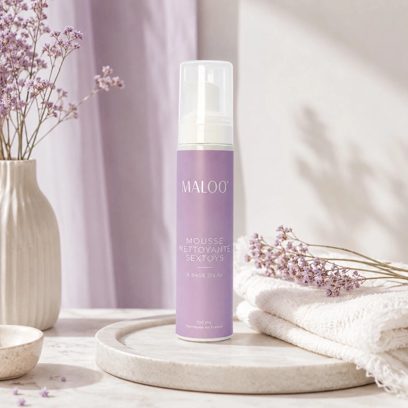 mousse nettoyante sextoys maloo